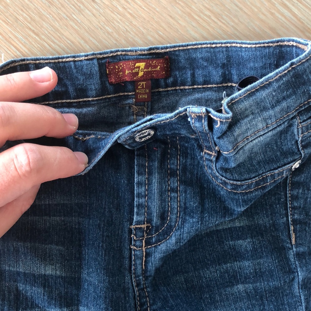 Toddler 7 for all mankind jeans 2T